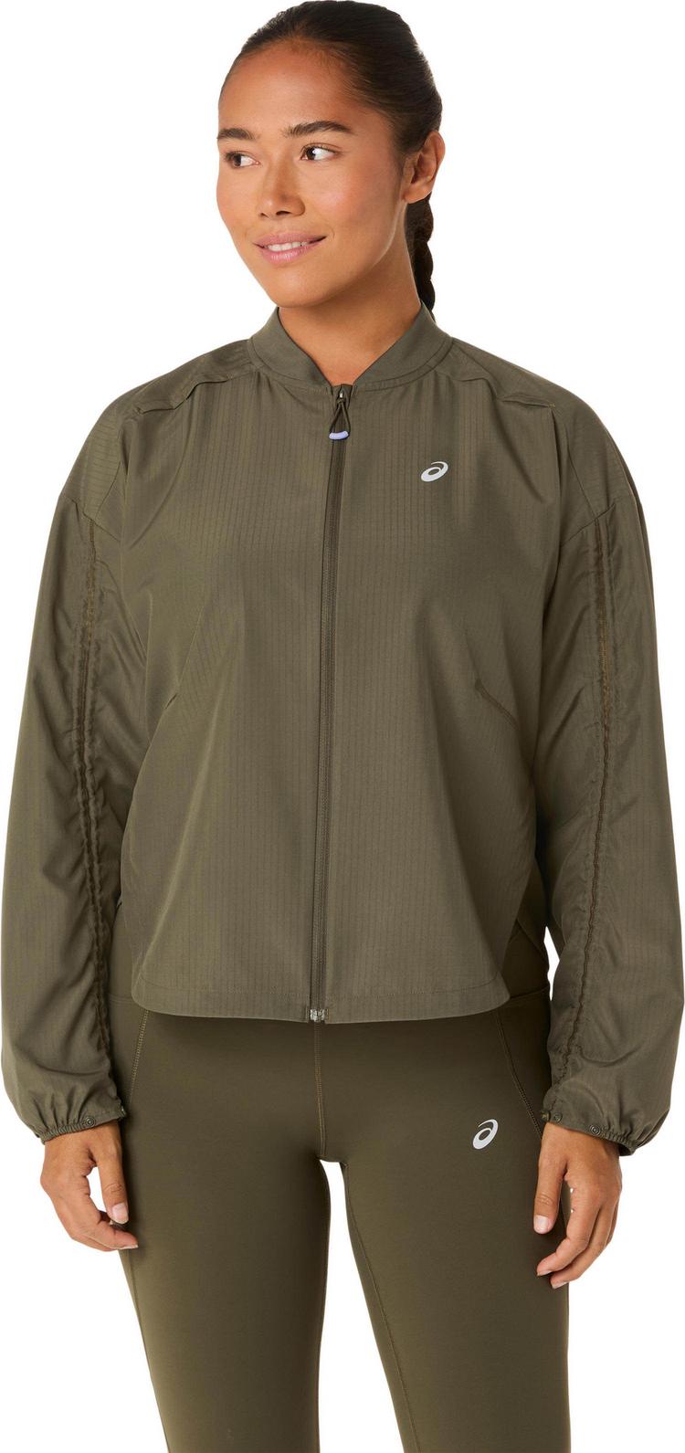 ASICS ASICS NAGINO RUN ADJUSTABLE Laufjacke Damen - dark olive - 0 | SportScheck