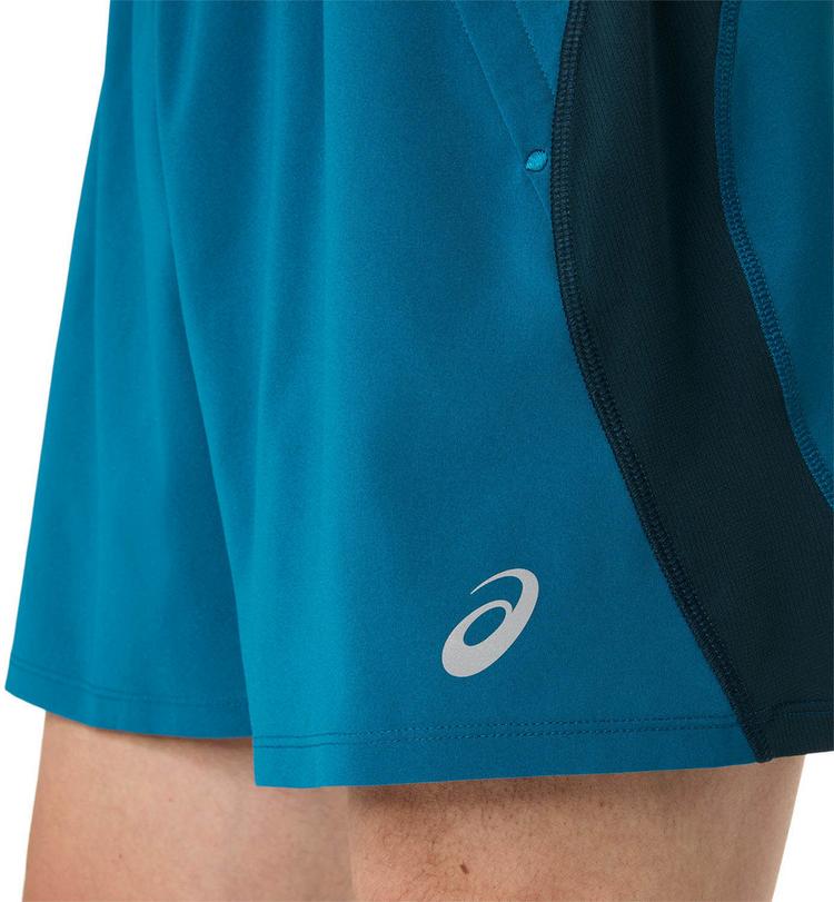 ASICS ASICS ROAD 5IN Laufshorts Herren - tranquil teal-dark teal-yamabuki - 4 | SportScheck