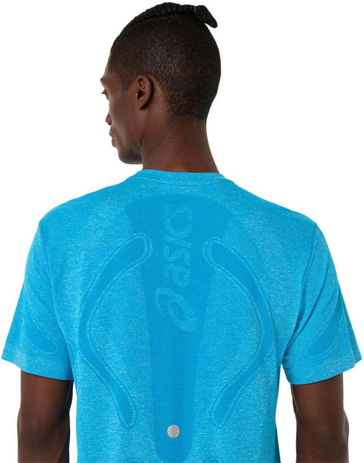 ASICS ASICS ROAD SEAMLESS Funktionsshirt Herren - aegean blue-sky - 4 | SportScheck