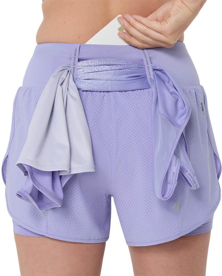 ASICS ASICS ROAD 2-N-1 3.5IN Funktionsshorts Damen - bluebell-bluebell - 5 | SportScheck