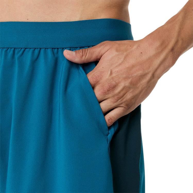 ASICS ASICS ROAD 5IN Laufshorts Herren - tranquil teal-dark teal-yamabuki - 6 | SportScheck