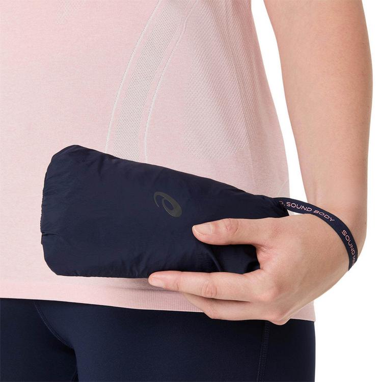 ASICS ASICS ROAD PACKABLE Laufjacke Damen - midnight - 9 | SportScheck