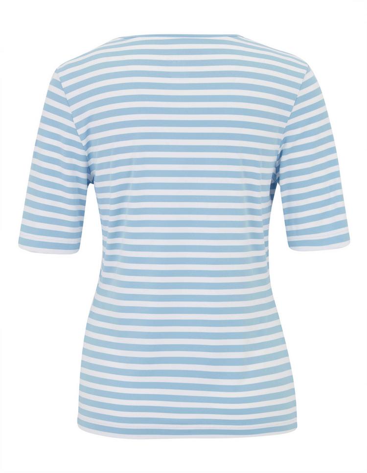 JOY sportswear JOY sportswear ALLISON Funktionsshirt Damen - bleu stripes - 0 | SportScheck
