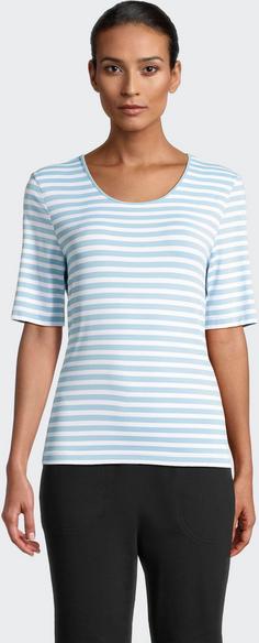 Rückansicht von JOY sportswear ALLISON Funktionsshirt Damen bleu stripes
