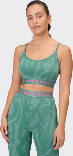 Rückansicht von VENICE BEACH OAKLEY BH Damen aop lava eucalyptus