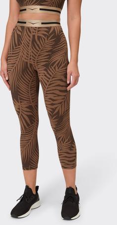 Rückansicht von VENICE BEACH KENDALL 7/8-Tights Damen aop palm nougat
