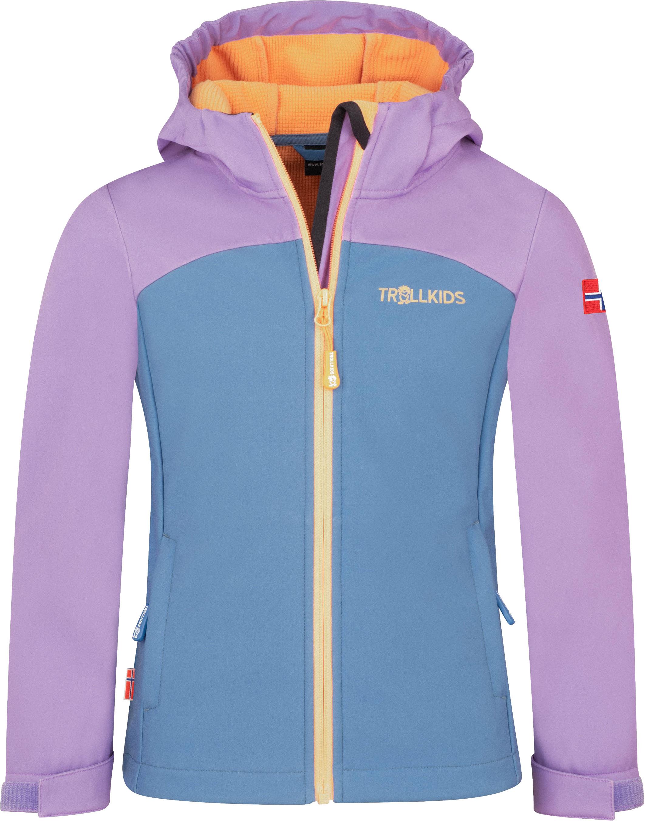 Trollkids Softshelljacke Kristiansand Polyester 94% Lila