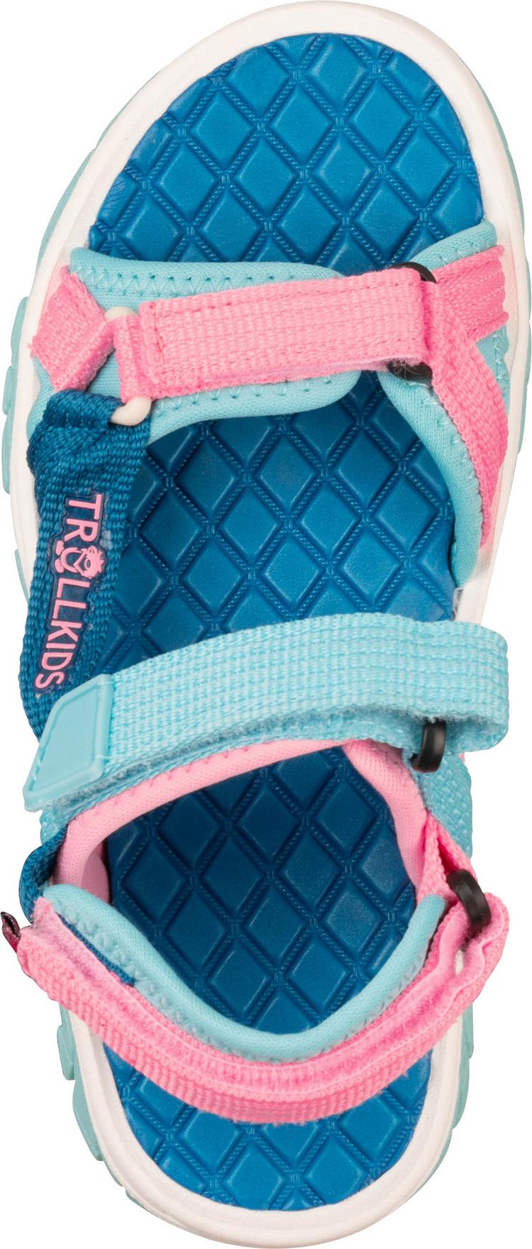 Trollkids Trollkids Oslofjord Outdoorsandalen Kinder - harbor blue-aqua haze-peony rose - 0 | SportScheck