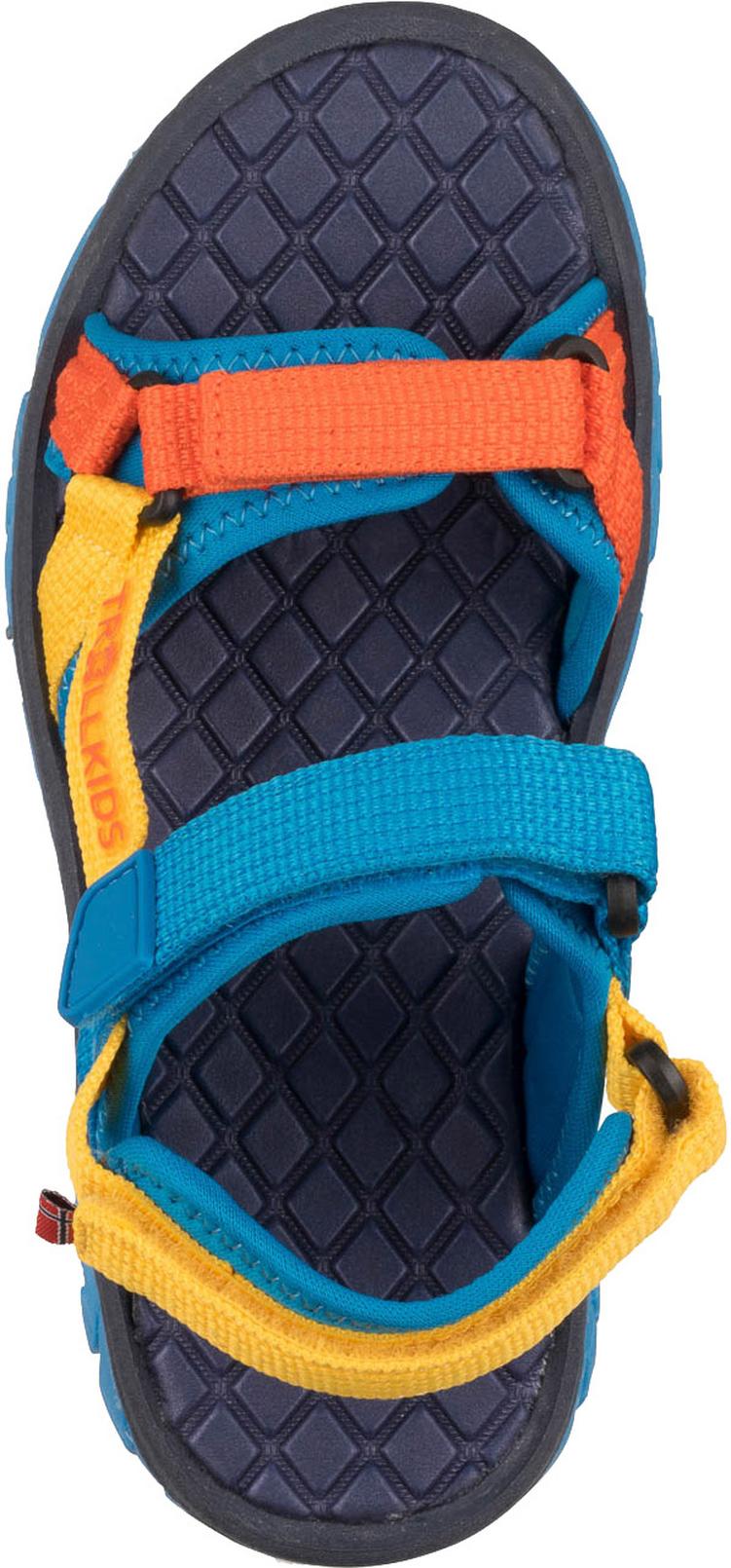 Trollkids Trollkids Oslofjord Outdoorsandalen Kinder - dynamic blue-bright orange-yellow - 0 | SportScheck