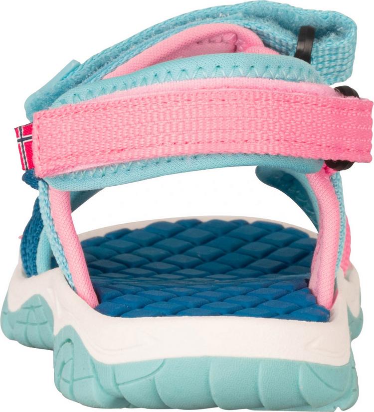 Trollkids Trollkids Oslofjord Outdoorsandalen Kinder - harbor blue-aqua haze-peony rose - 4 | SportScheck