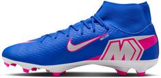 Rückansicht von Nike ZM SUPERFLY 10 ACAD FG-MG Fu&szlig;ballschuhe Herren racer blue-white