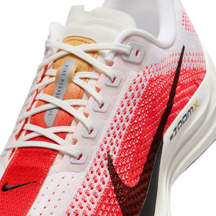 Nike Nike PEGASUS PLUS Laufschuhe Herren - white-black-bright crimson-topaz go - 4 | SportScheck