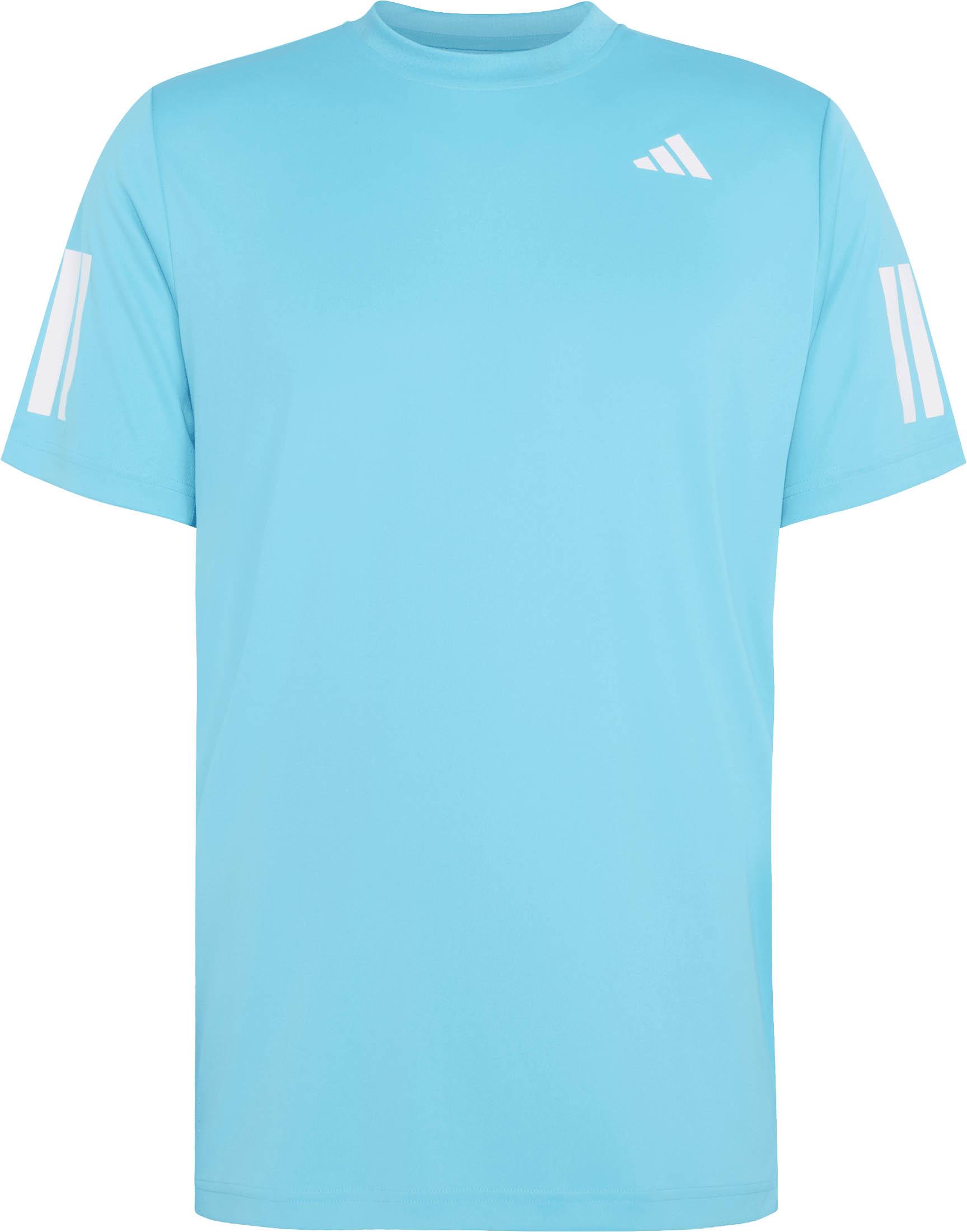 Adidas Tennisshirt 3-Streifen Climacool Rundhals Türkis
