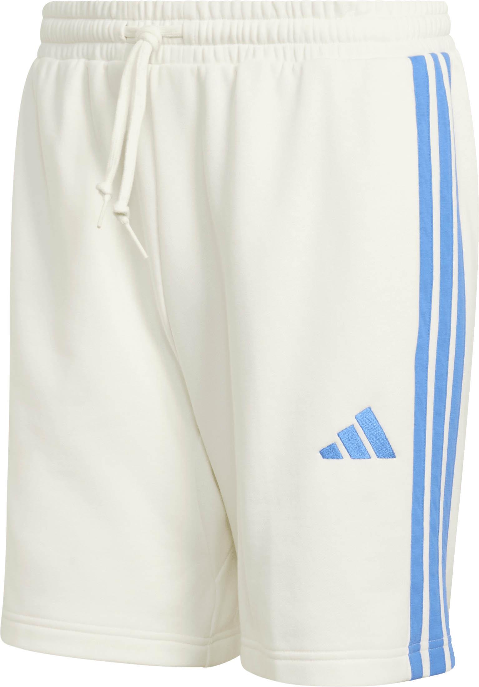 adidas 3S FT Shorts Herren - owhite-rayblu