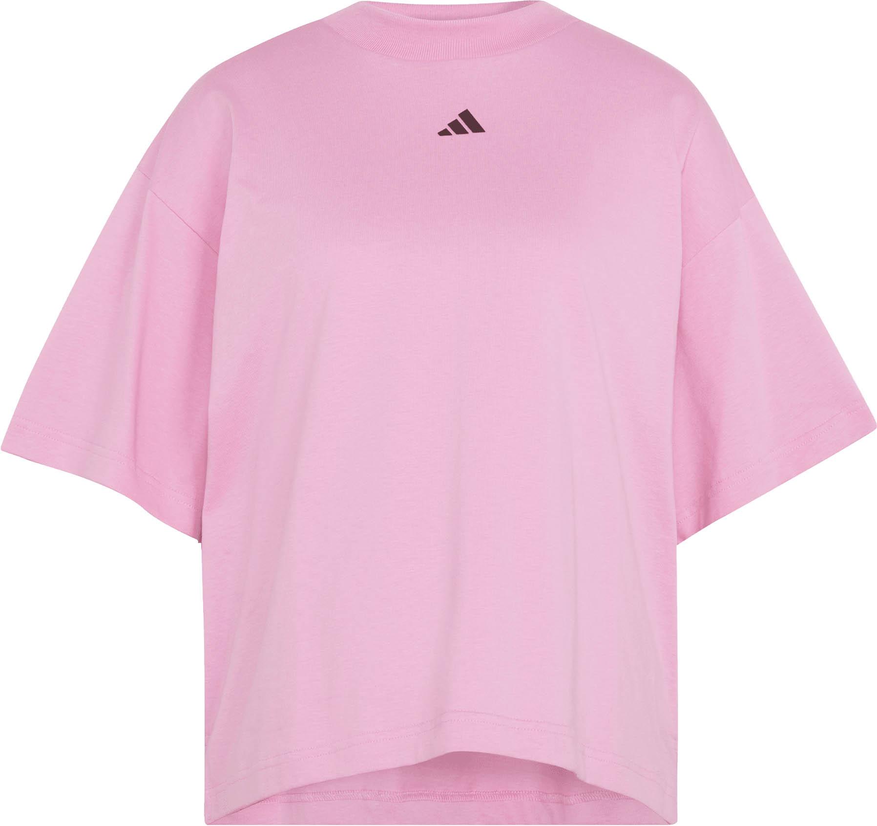 Adidas T-Shirt Oversized Baumwolle Rosa