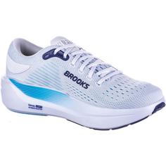 Rückansicht von Brooks Ghost Max 3 Laufschuhe Herren bright white-beacon blue-teal