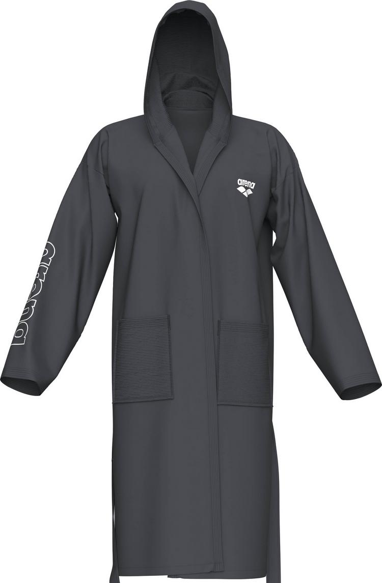 Arena Arena ZEAL ROBE Bademantel Herren - asphalt-white - 0 | SportScheck