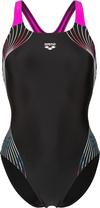 Arena NUANCE SWIM PRO BACK L Schwimmanzug Damen - black-very fuchsia