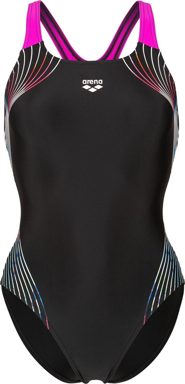 Arena Arena NUANCE SWIM PRO BACK L Schwimmanzug Damen - black-very fuchsia - 0 | SportScheck