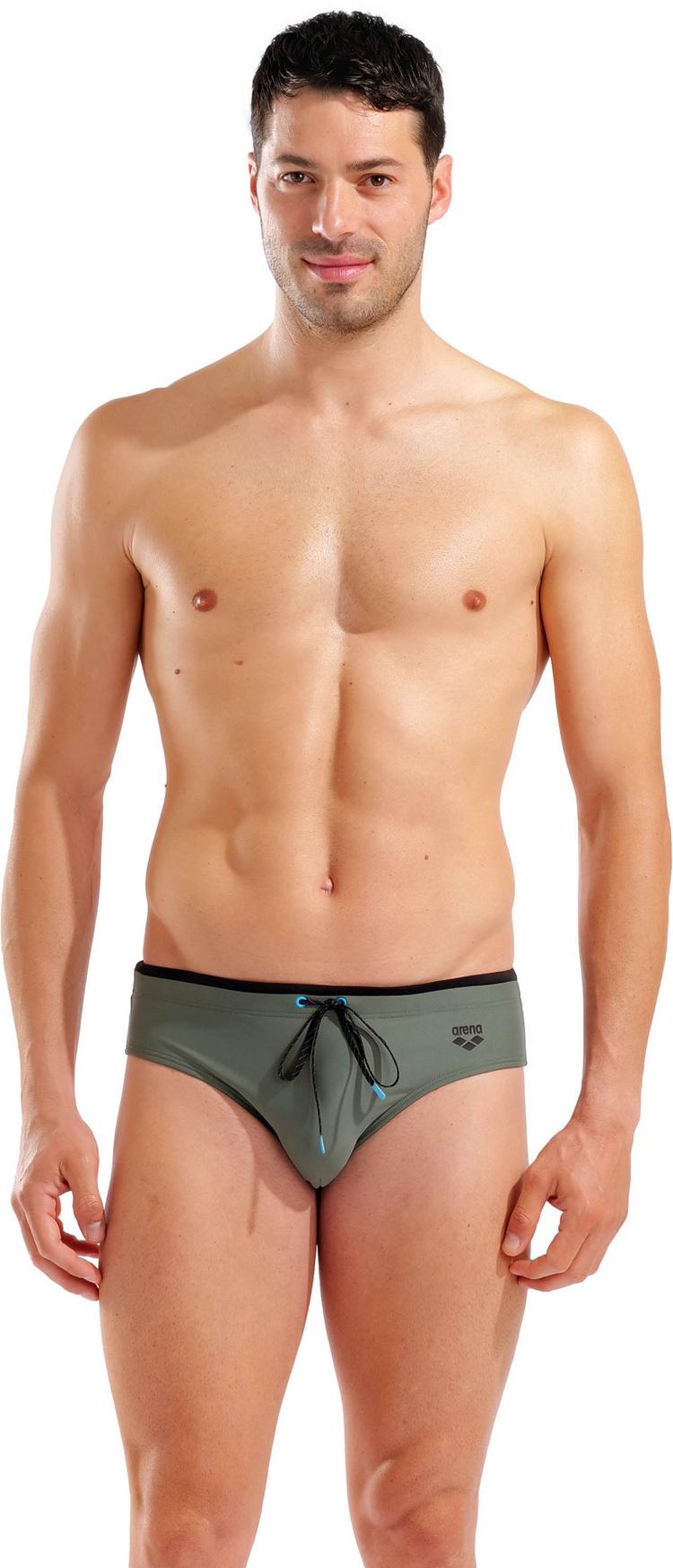 Arena Arena MENS ARENA SOLID SWIM BRIEFS Badehose Herren - sage-black - 0 | SportScheck