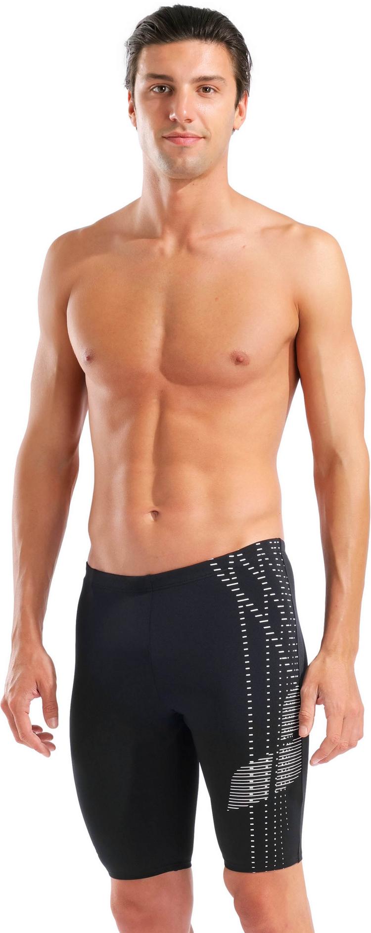Arena Arena ASYMMETRICAL Badehose Herren - black-white - 0 | SportScheck