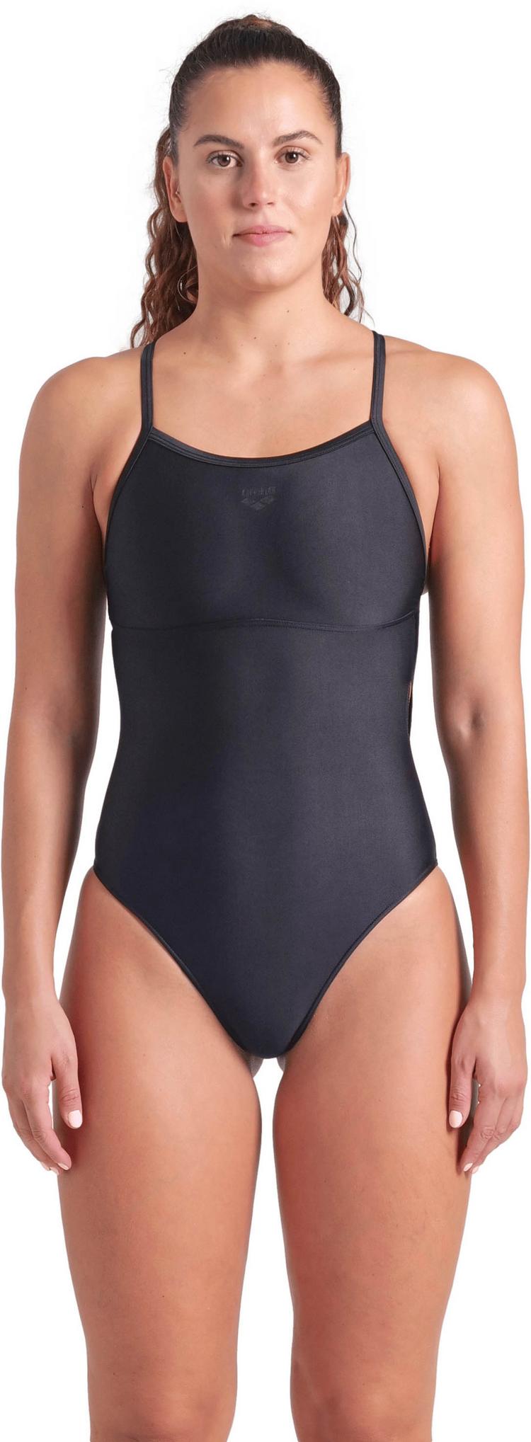 Arena Arena SOLID LIGHTDROP BACK B Schwimmanzug Damen - black-black - 0 | SportScheck