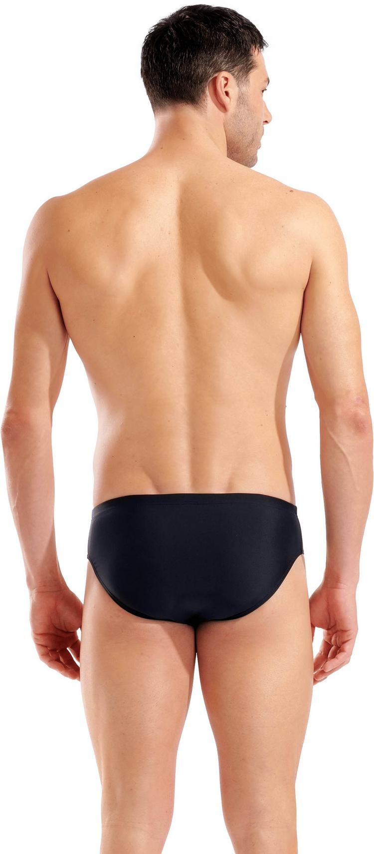 Arena Arena M ARENA DOUBLE GRAPHIC SWIM BRIEFS Badehose Herren - black-white - 1 | SportScheck