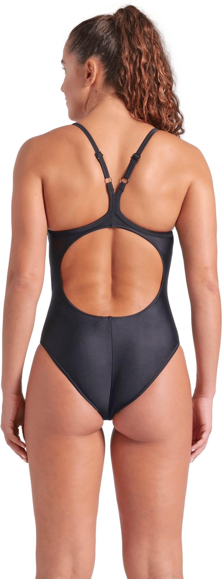 Arena Arena SOLID LIGHTDROP BACK B Schwimmanzug Damen - black-black - 1 | SportScheck