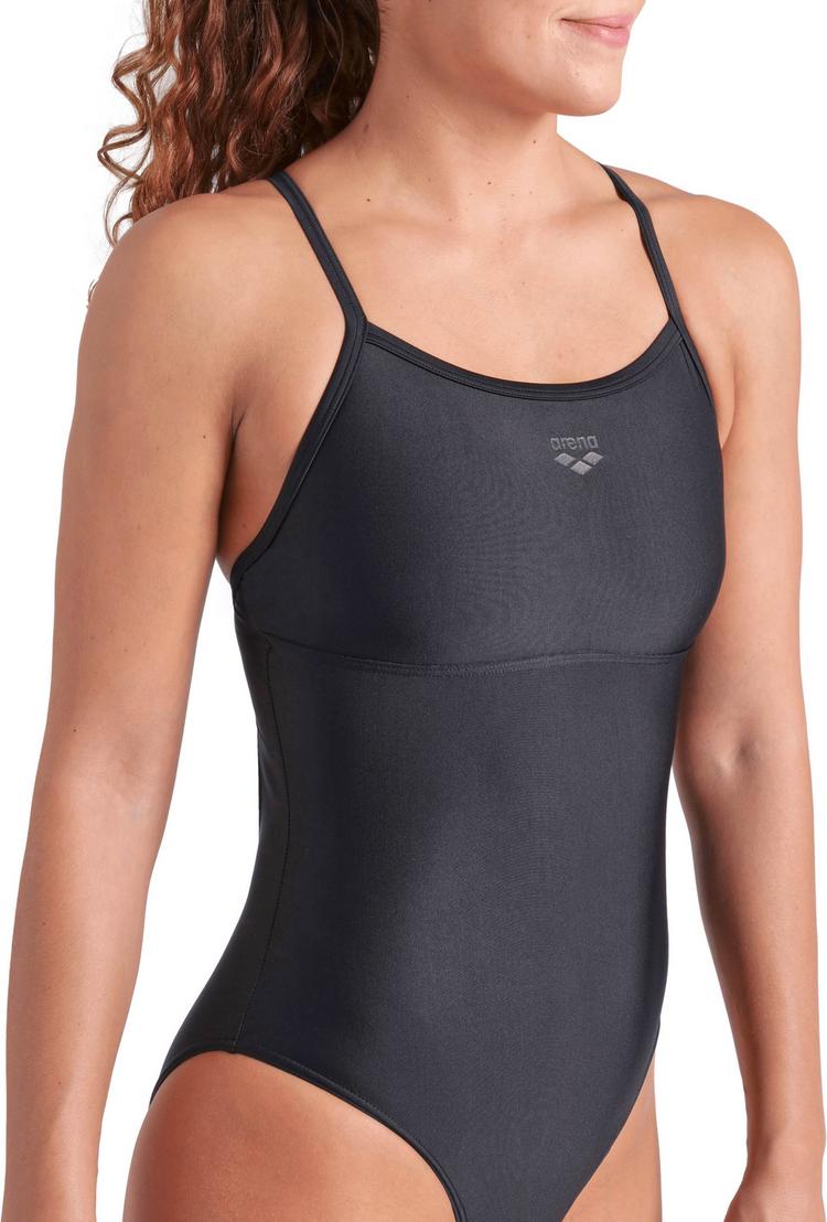 Arena Arena SOLID LIGHTDROP BACK B Schwimmanzug Damen - black-black - 3 | SportScheck