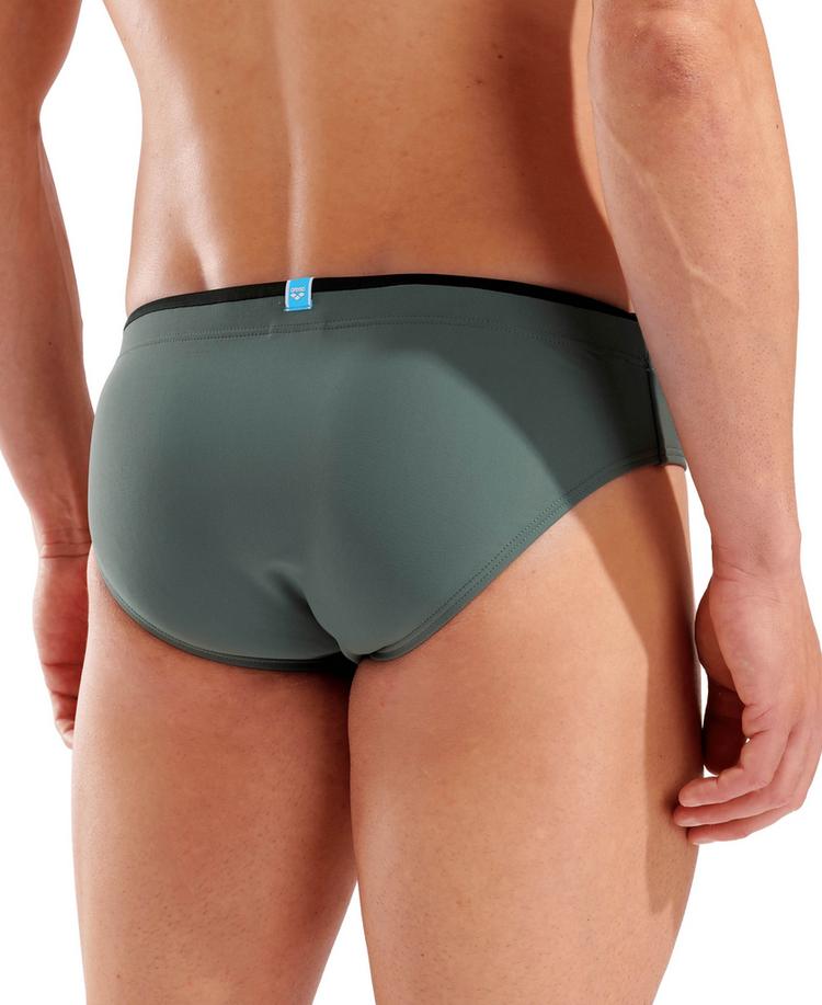 Arena Arena MENS ARENA SOLID SWIM BRIEFS Badehose Herren - sage-black - 4 | SportScheck