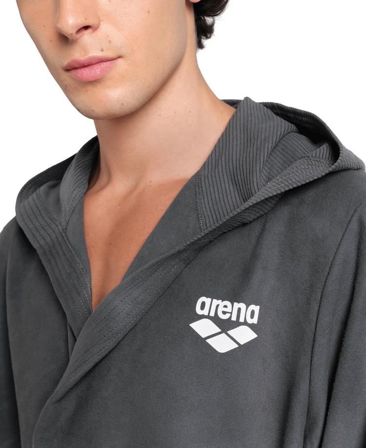 Arena Arena ZEAL ROBE Bademantel Herren - asphalt-white - 5 | SportScheck