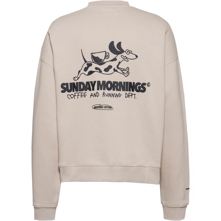 Another Cotton Lab Another Cotton Lab Sunday Mornings Sweatshirt - white - 0 | SportScheck