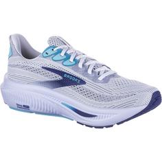 Rückansicht von Brooks Ghost 17 Laufschuhe Herren white-beacon blue-ipanema