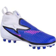 Rückansicht von Nike JR PHANTOM 6 HIGH ACAD AG Fu&szlig;ballschuhe Kinder racer blue-pink blast-white