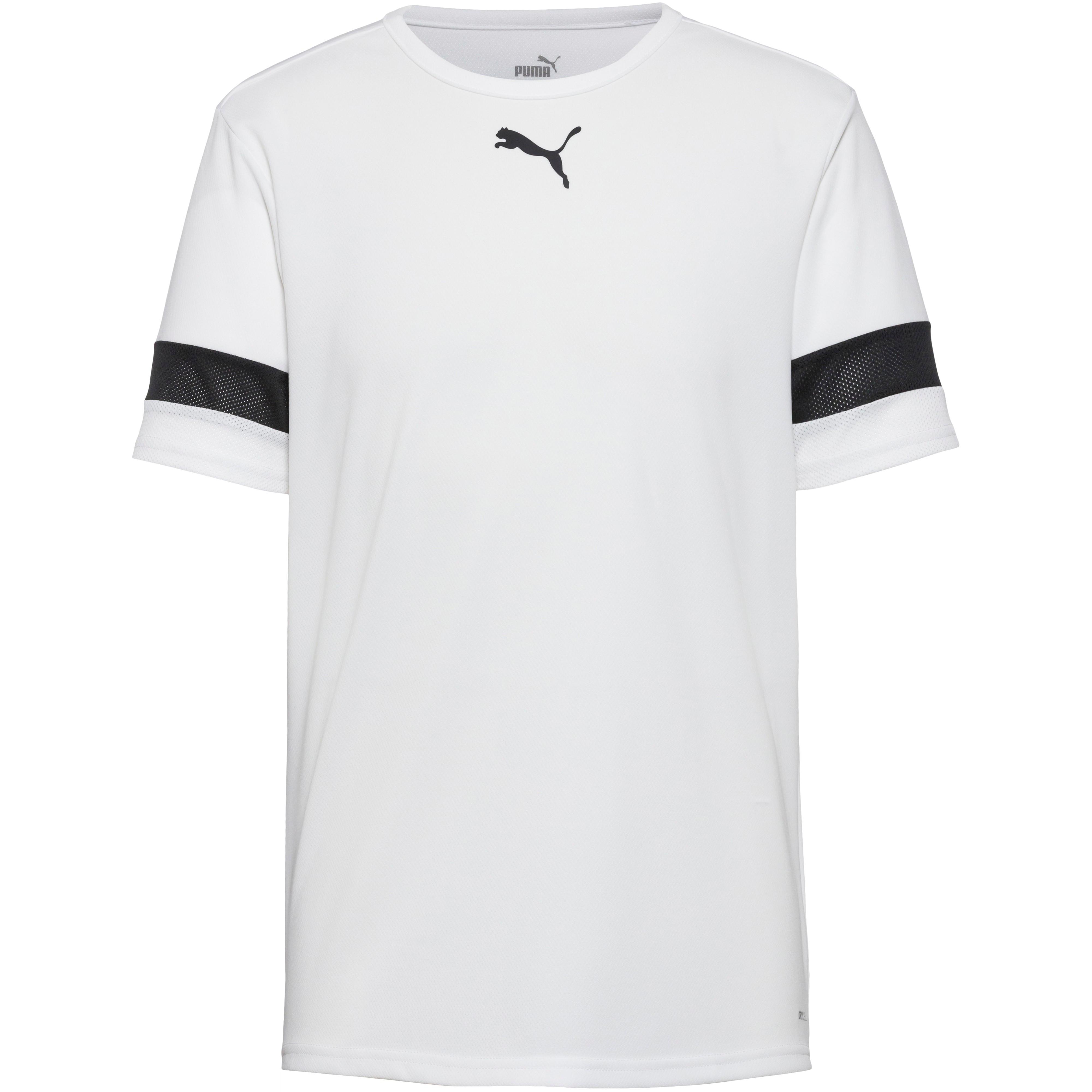 PUMA teamRISE Funktionsshirt Herren - puma white-puma black-puma white