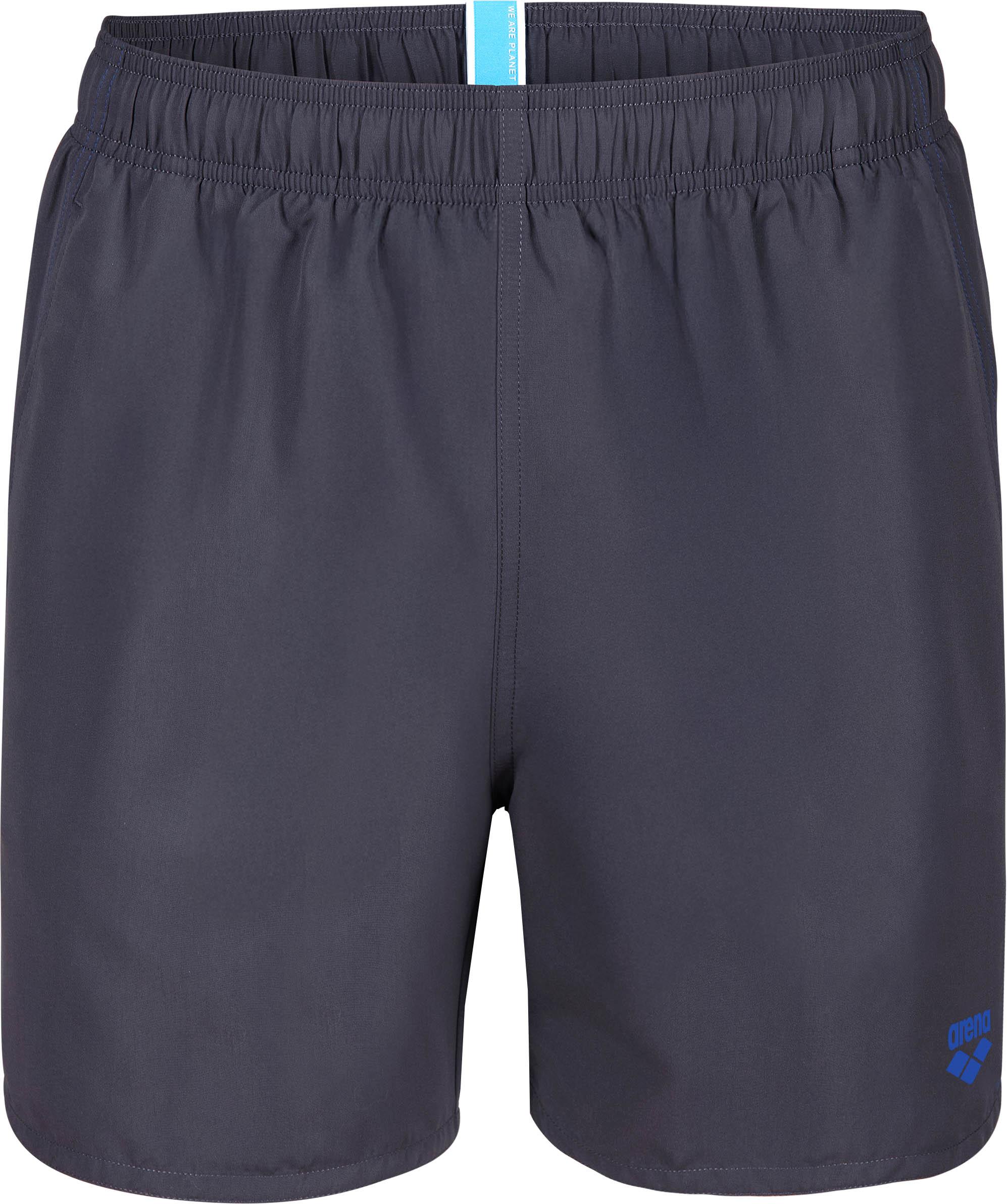Arena FUNDAMENTALS BOXER R Badehose Herren - asphalt-neon blue