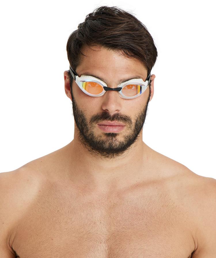 Arena Arena AIR-SPEED MIRROR Brille - yellow copper-white - 0 | SportScheck