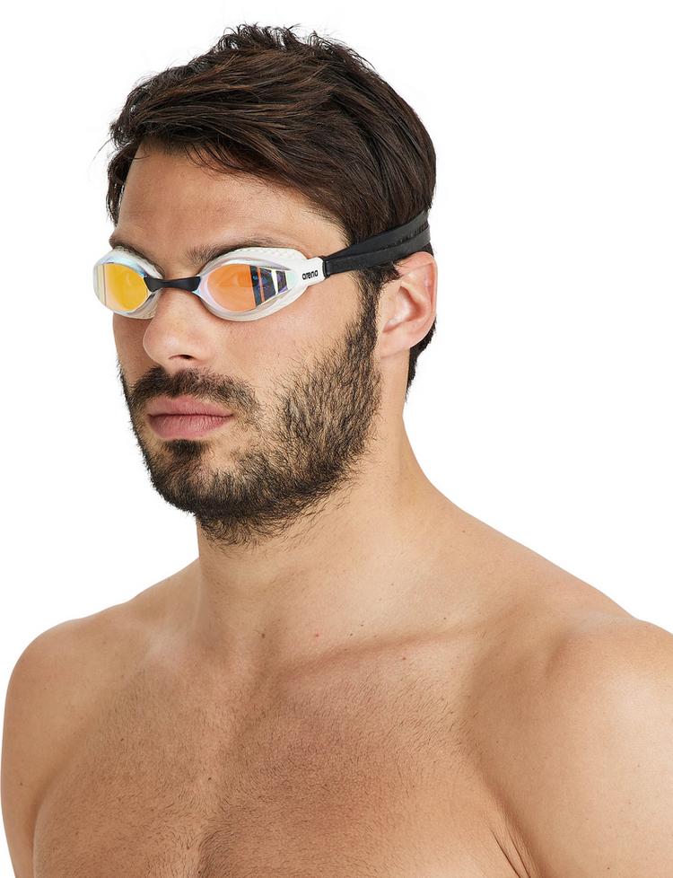 Arena Arena AIR-SPEED MIRROR Brille - yellow copper-white - 1 | SportScheck