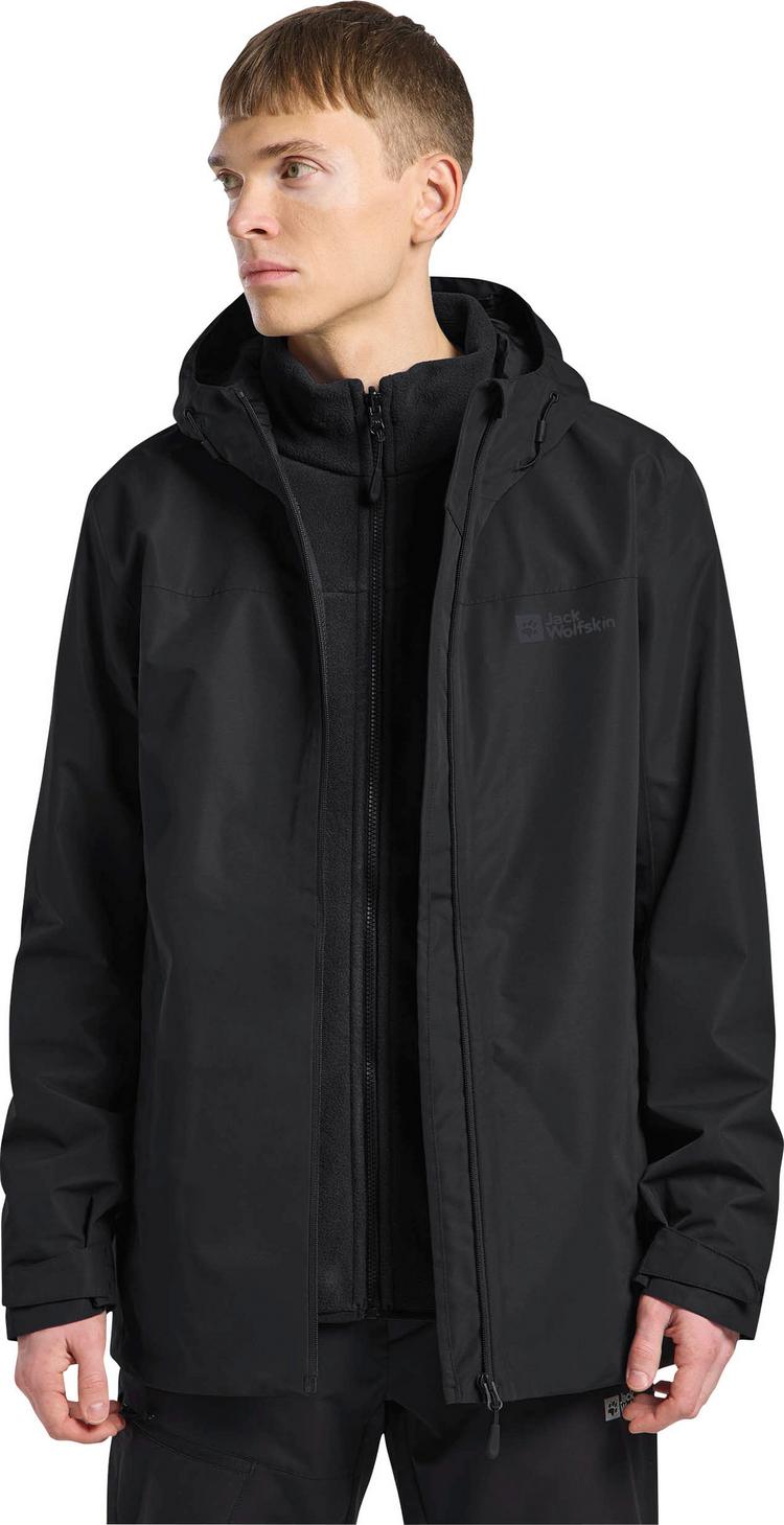 Jack Wolfskin Jack Wolfskin TAUBENBERG 3IN1 Doppeljacke Herren - black - 2 | SportScheck