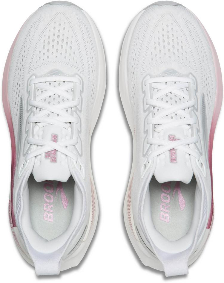 Brooks Brooks Glycerin GTS 23 Laufschuhe Damen - white-harbor mist-metallic - 0 | SportScheck
