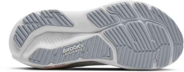 Brooks Brooks Glycerin GTS 23 Laufschuhe Damen - white-harbor mist-metallic - 1 | SportScheck