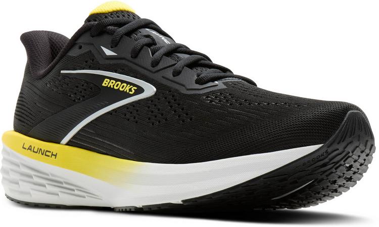 Brooks Brooks Launch 12 Laufschuhe Herren - black-cyber yellow-oyster - 3 | SportScheck