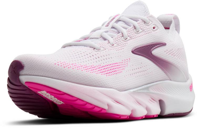 Brooks Brooks Glycerin Flex Laufschuhe Damen - white-cyber pink-argyle - 4 | SportScheck