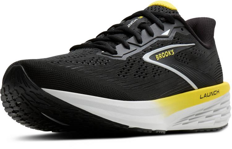 Brooks Brooks Launch 12 Laufschuhe Herren - black-cyber yellow-oyster - 4 | SportScheck