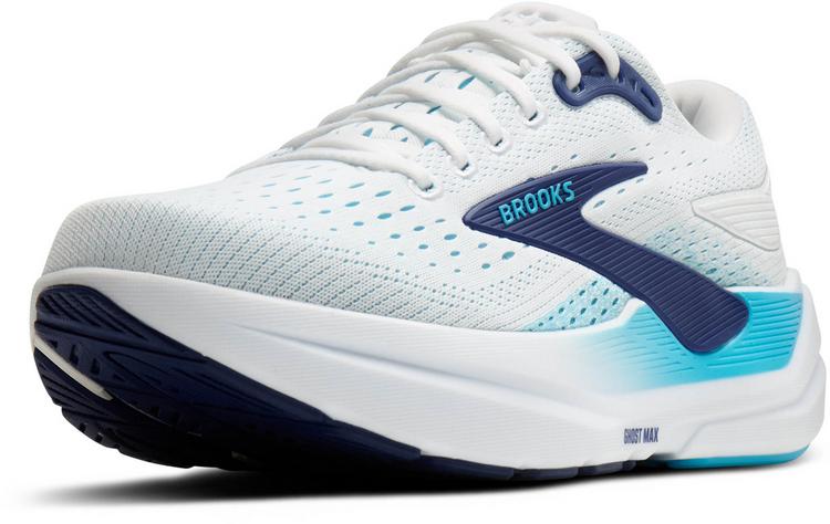 Brooks Brooks Ghost Max 3 Laufschuhe Herren - bright white-beacon blue-teal - 4 | SportScheck