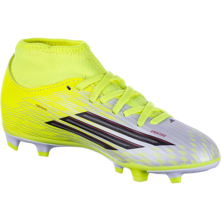 adidas adidas F50 LEAGUE MID FG-MG J Fu&szlig;ballschuhe Kinder - team solar yellow-core black-lucid red - 0 | SportScheck