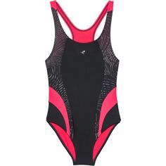 ENERGETICS Nora Badeanzug Kinder black-red light-aop