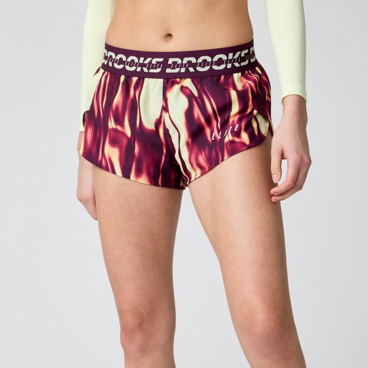 Brooks Brooks PR Elite Split Funktionsshorts Damen - superflare purple - 0 | SportScheck