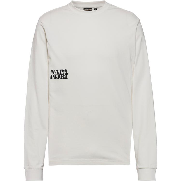 Napapijri Napapijri S-Lodestar Langarmshirt Herren - white wisper - 0 | SportScheck