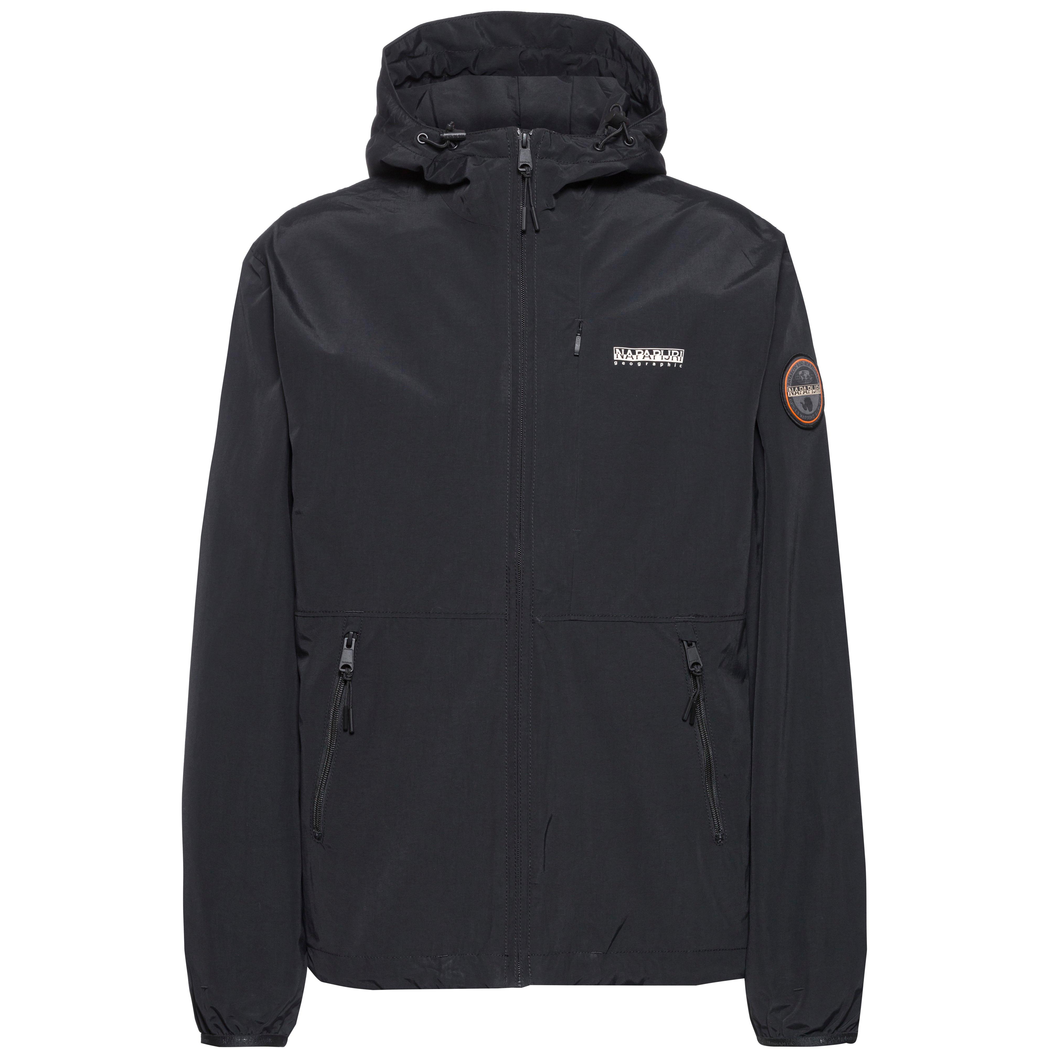 Napapijri Kapuzenjacke A-Tundra Wetterfest Schwarz